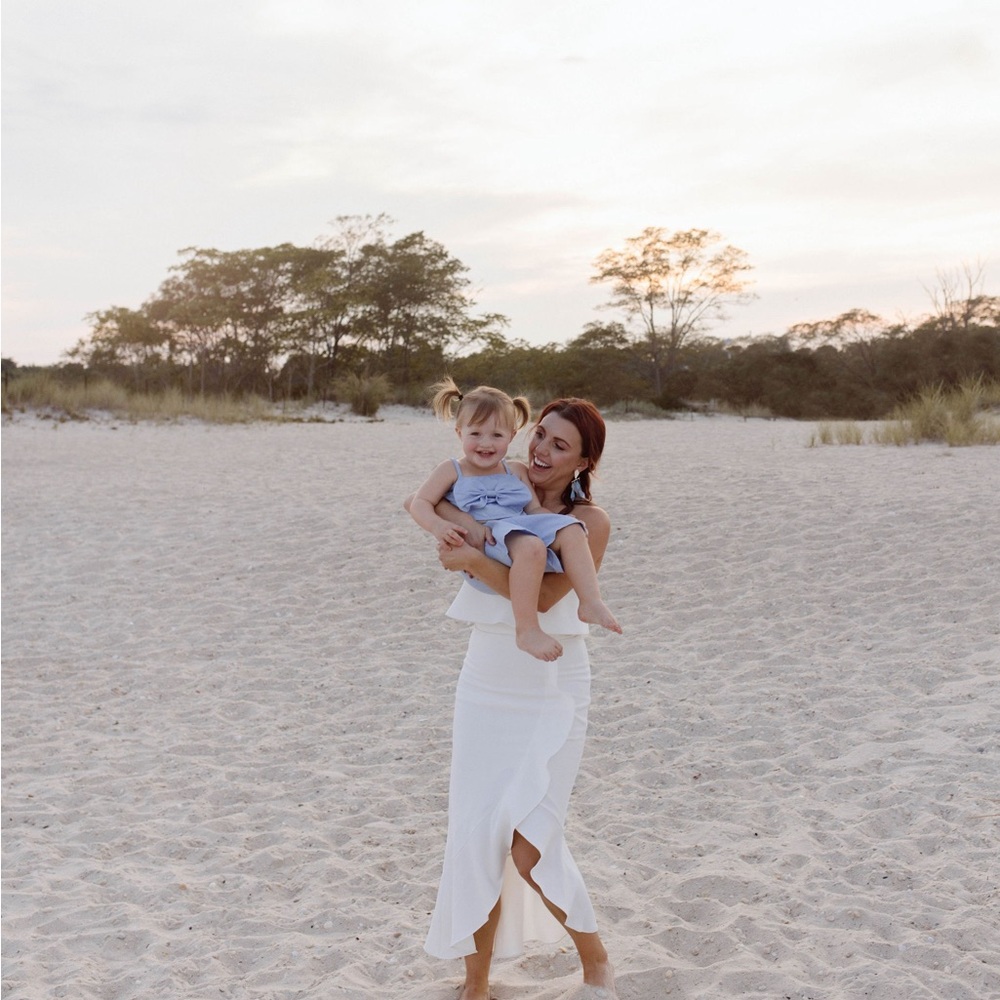 Strapless beach dress